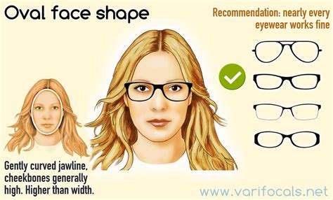 oval shape face glasses female.